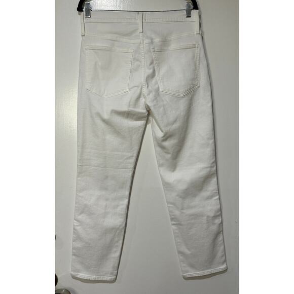 J. Crew 10" Vintage Straight White Jeans Size 30 NWT Stretchy Fitted Thru Hip - Picture 7 of 11